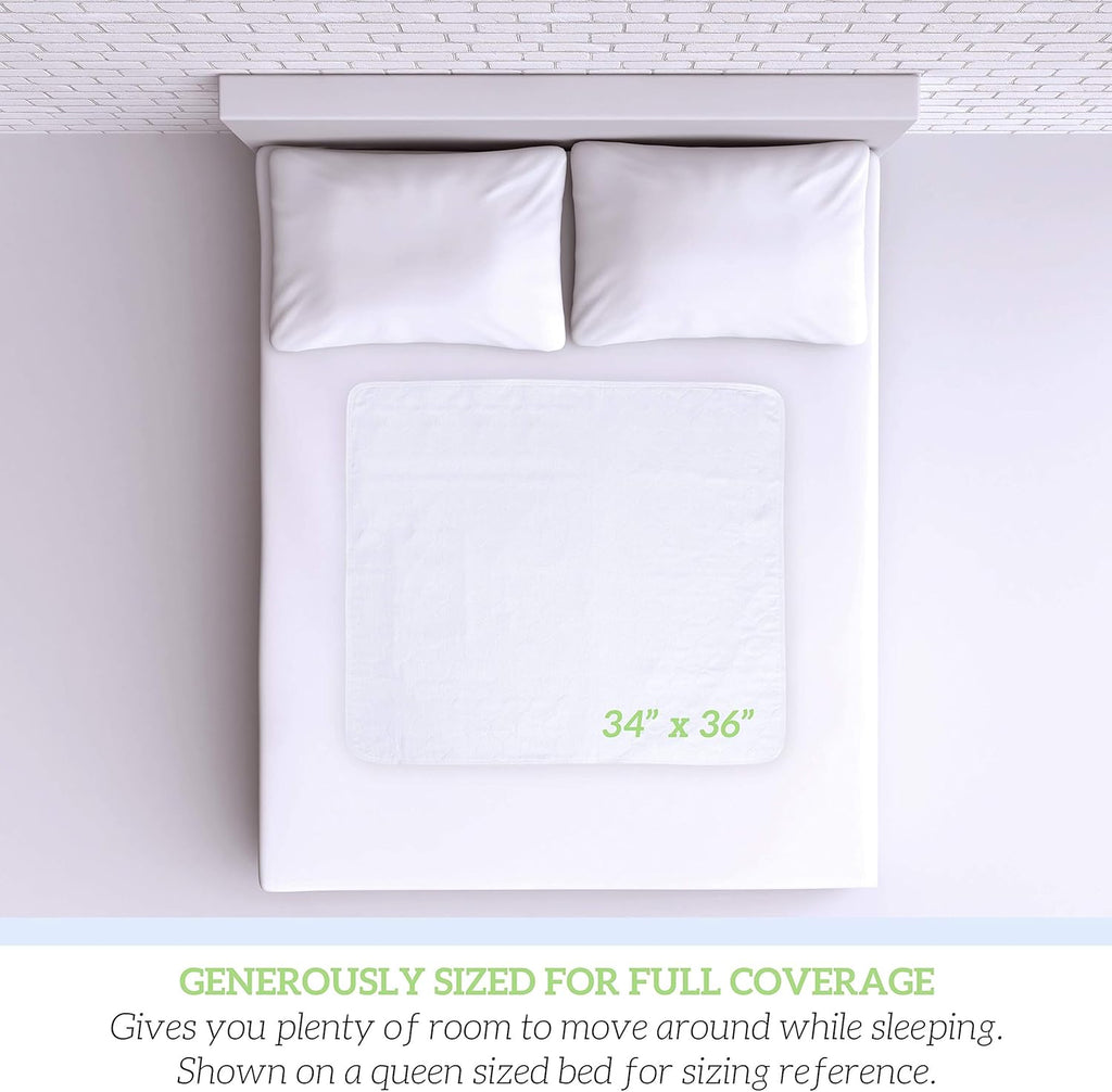 Washable Large Bed Pads, Pack of 6, 34 x 36 I23130