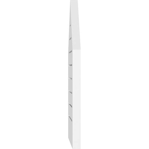 Peaked Top Surface Mount PVC Gable Vent E770