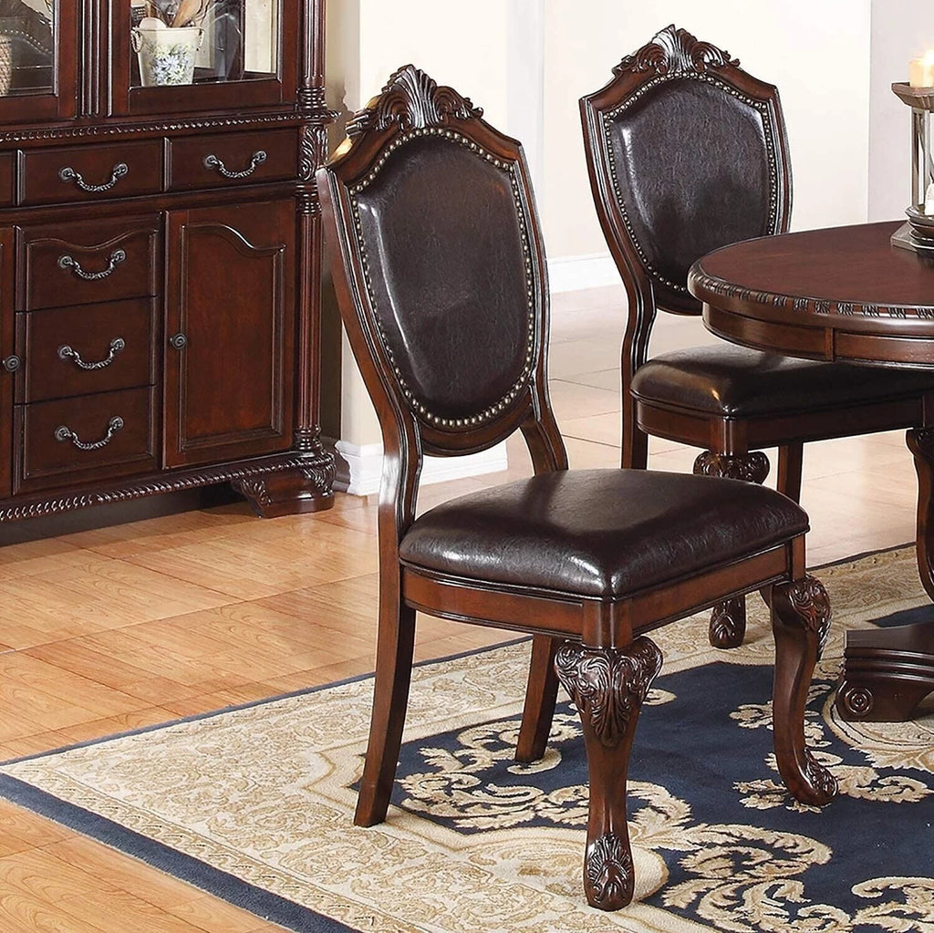 Brown Set of 2 Dining Chairs W4118