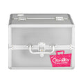 Silver 4-Tray Train Case R42993