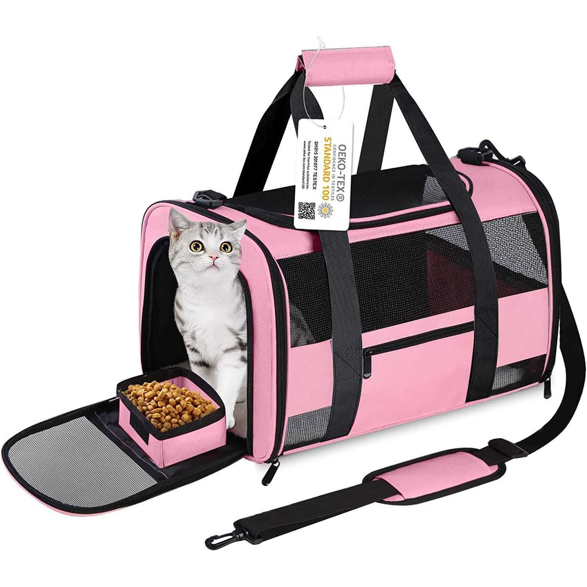Airline Approved Pet Carrier for Small Dogs and Cats Under 15 Lbs F505