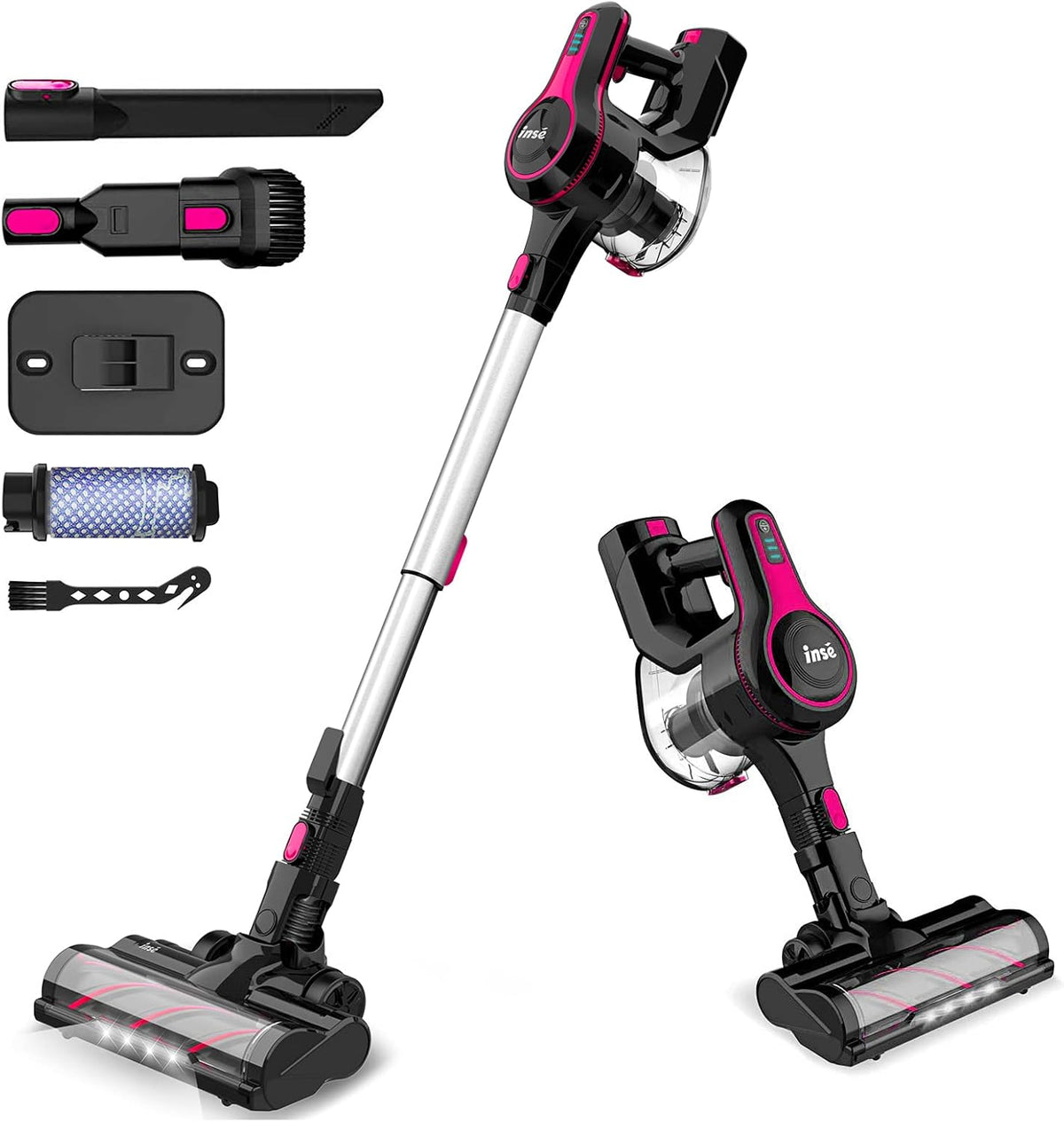 Cordless Vacuum Cleaner, Lightweight 6 in 1 Stick Vacuum with 2200mAh Rechargeable Battery S36822