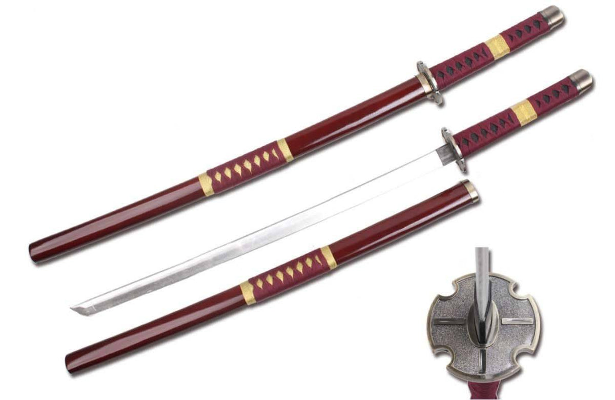 Foam Samurai Sword with Wood Scabbard D221