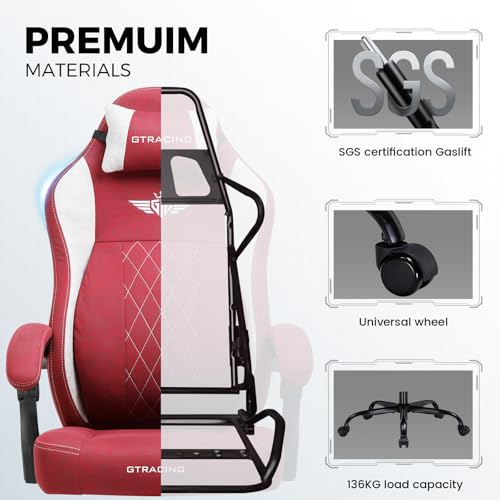 Big and Tall Gaming Chair with Footrest P4210