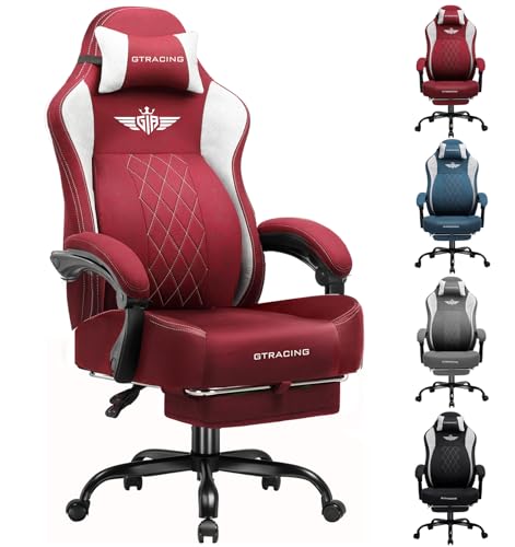 Big and Tall Gaming Chair with Footrest P4210