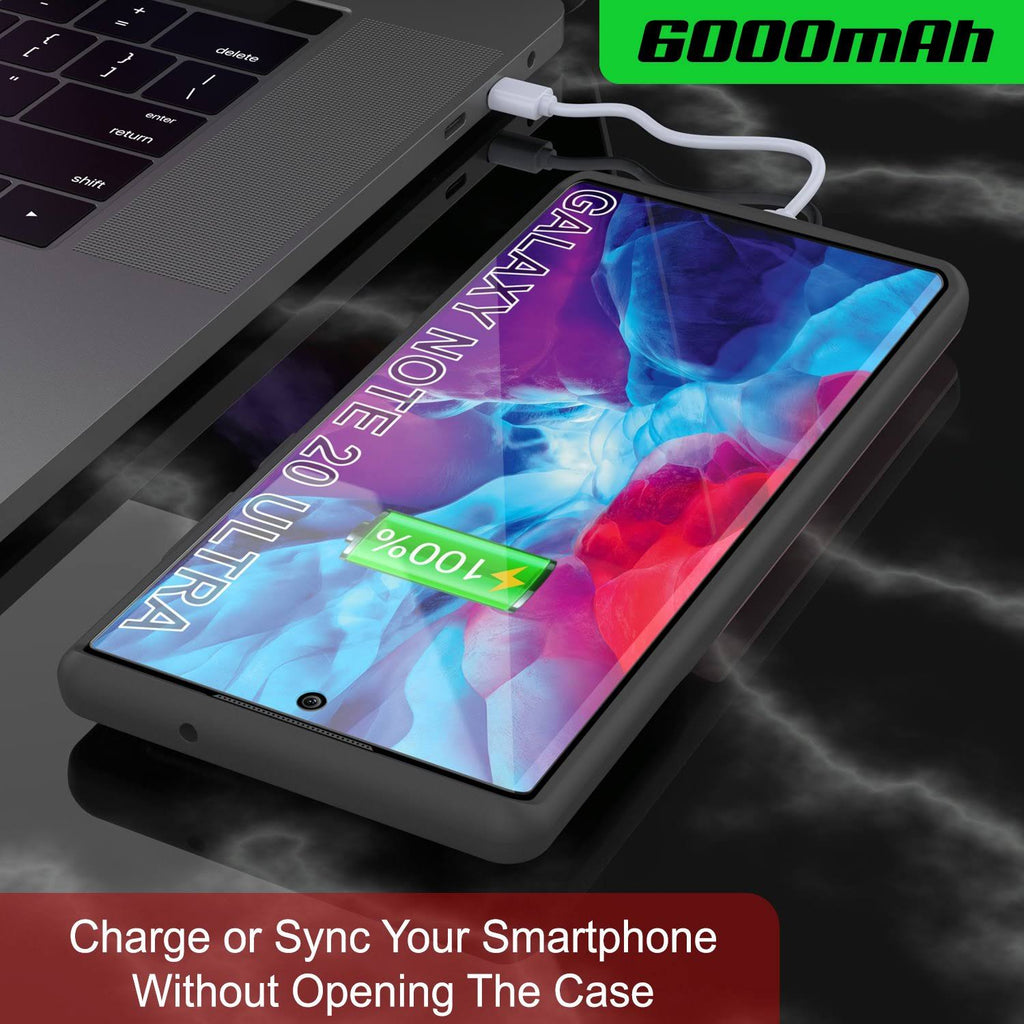 Blue 6000mAh Battery Charger Slim Case R7831