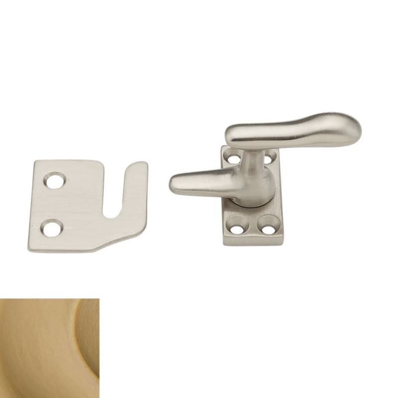 Vintage Brass Casement Fastener with Rim Strike E555515