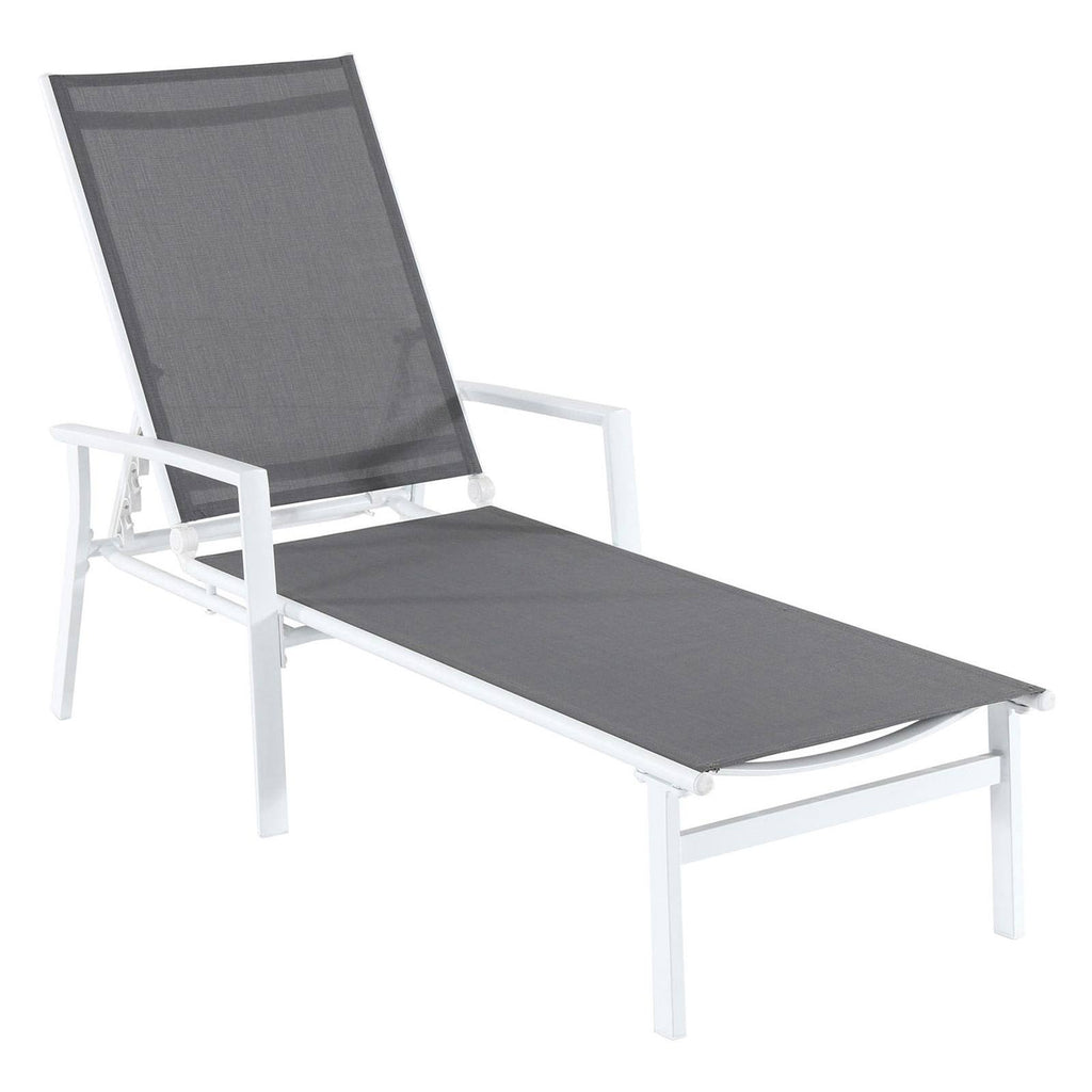 Gray Adjustable Sling Chaise N181