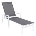 Gray Adjustable Sling Chaise N181