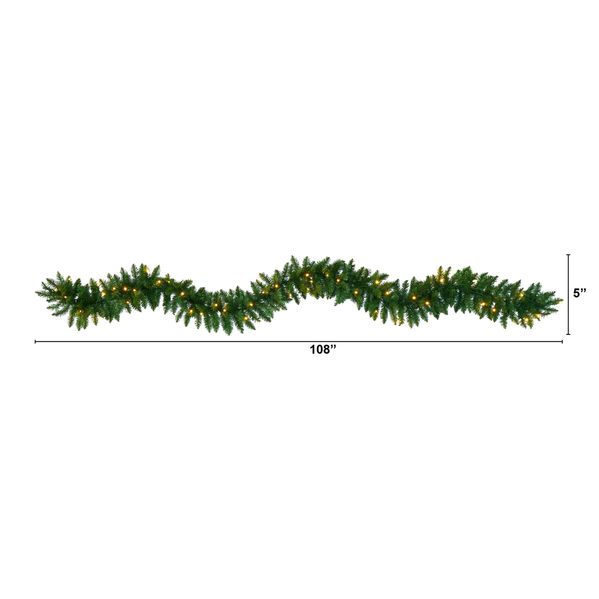 Prelit Battery Operated Garland Y7911