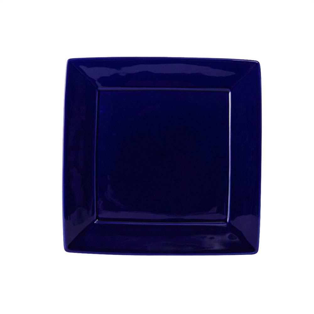 Square Plate Cobalt Case of 12 P46095