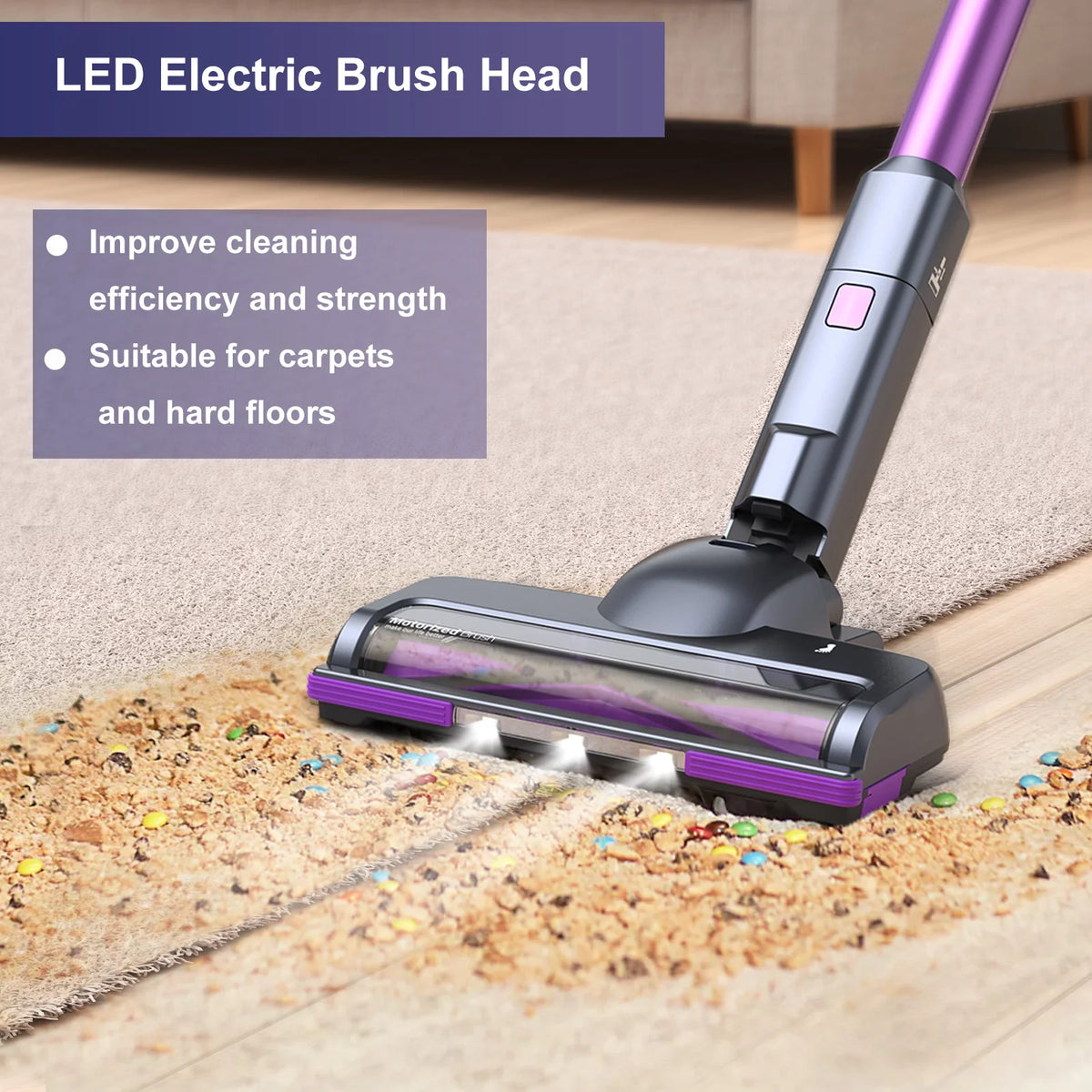 Cordless Stick Vacuum Cleaner 6 in 1 Lightweight E152052