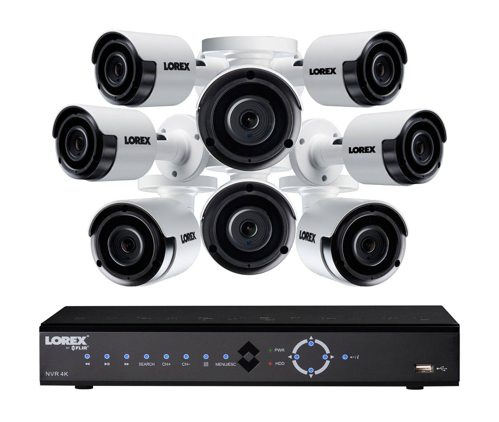 8-Channel NVR with 8 Outdoor Cameras Night Vision R200153