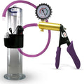 Purple Silicone Penis Pump Kit with Vibrating Cylinder W3919