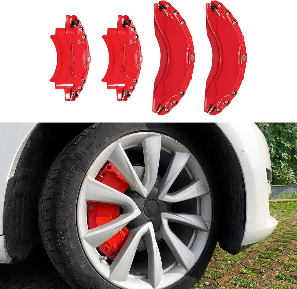 Red Brake Caliper Covers Set of 4 I94395