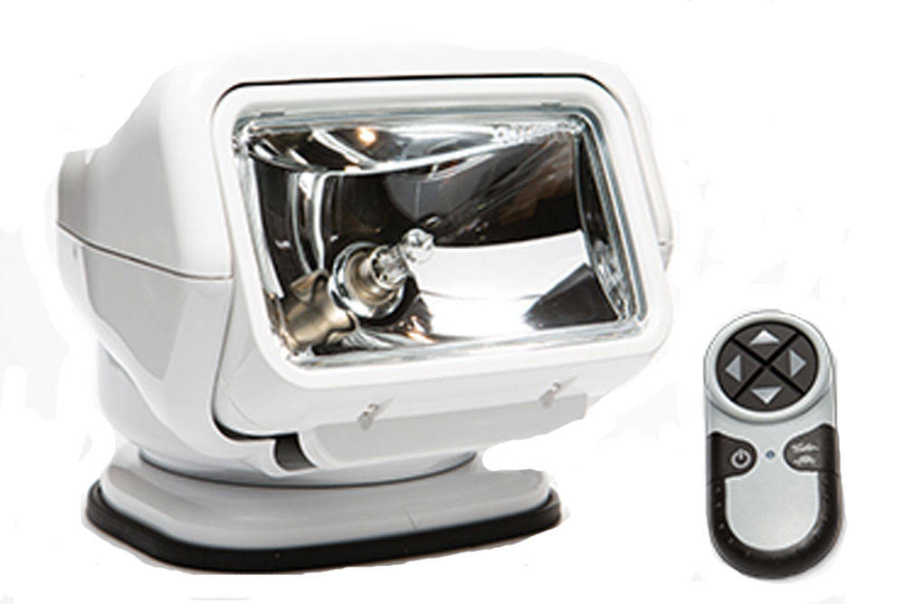 White LED Stryker Searchlight with Wired Dash Remote S8603