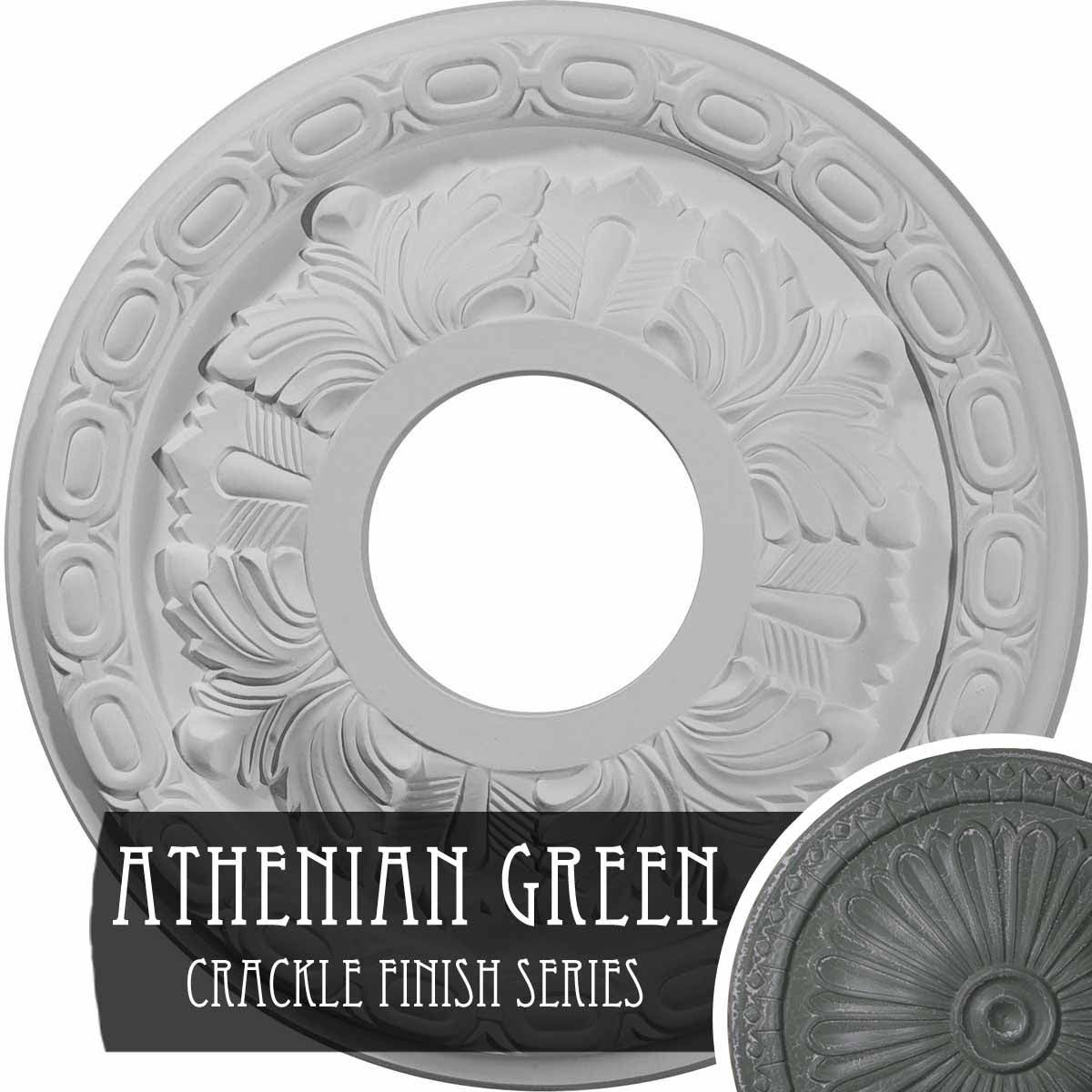 Antique Copper Leaf Ceiling Medallion D265103