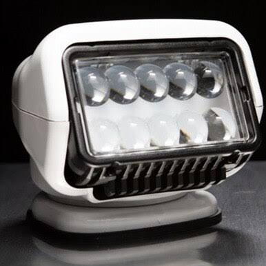 White LED Stryker Searchlight with Wired Dash Remote S8603