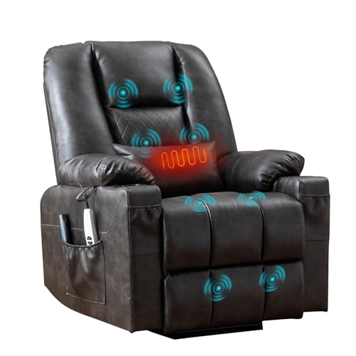 Power Lift Recliner Chair with Massage and Heat J8040