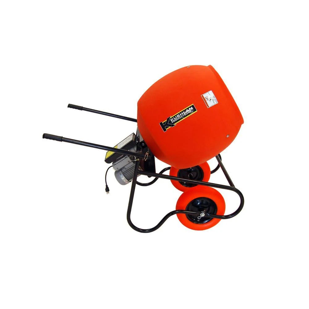 Wheelbarrow Mixer, 6 Cu ft, 115V, 3/4HP X5936