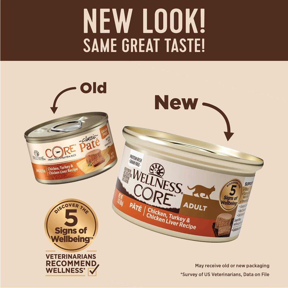 Natural Grain-Free Chicken Turkey & Chicken Liver Pate Canned Cat Food B8292
