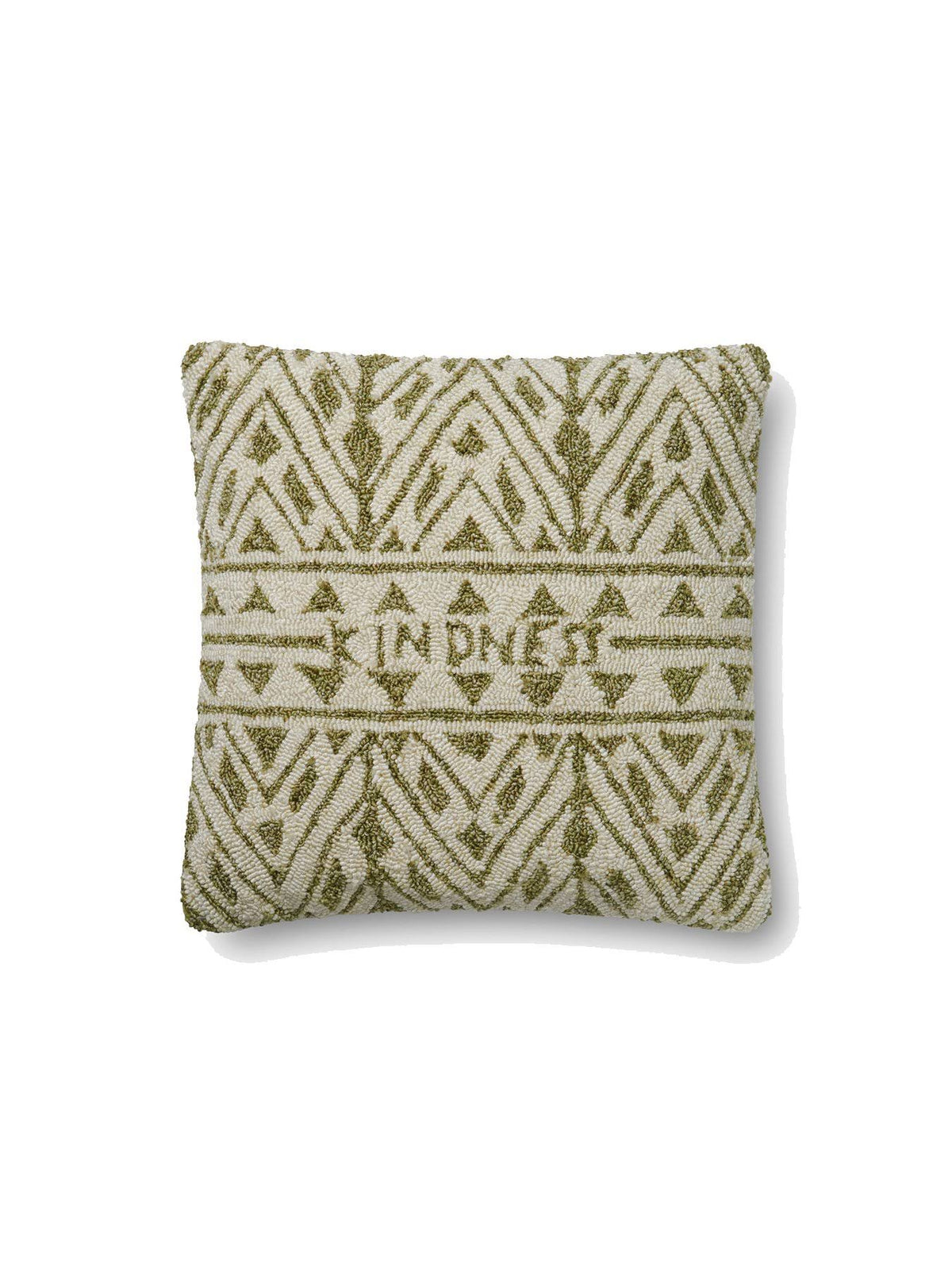 Green/Ivory Polyester/Polyfill Rug Z61287