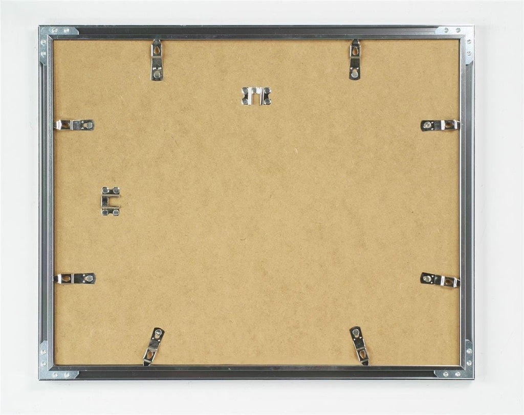 Silver Anodized Aluminum Picture Poster Frame for 24 x 36-Inch Prints C70609