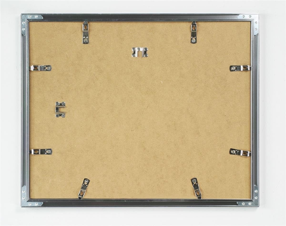 Silver Anodized Aluminum Picture Poster Frame for 24 x 36-Inch Prints C70609