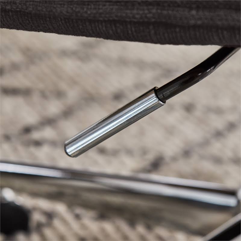 Graphite Twill Fabric Office Chair V38006
