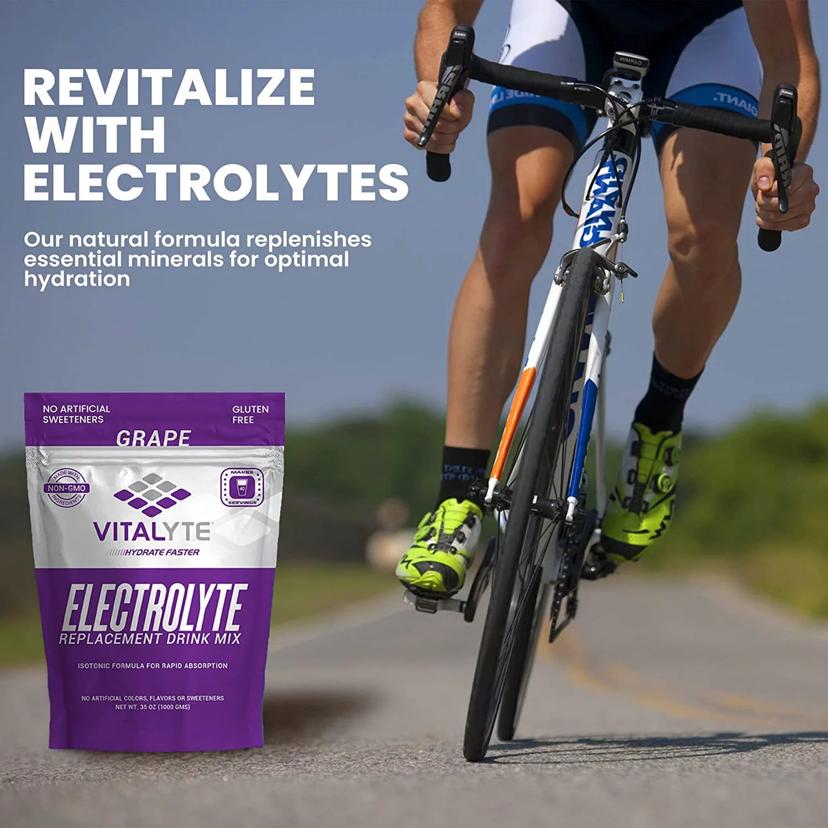 Electrolyte Replacement Powder Drink Mix Grape K45735