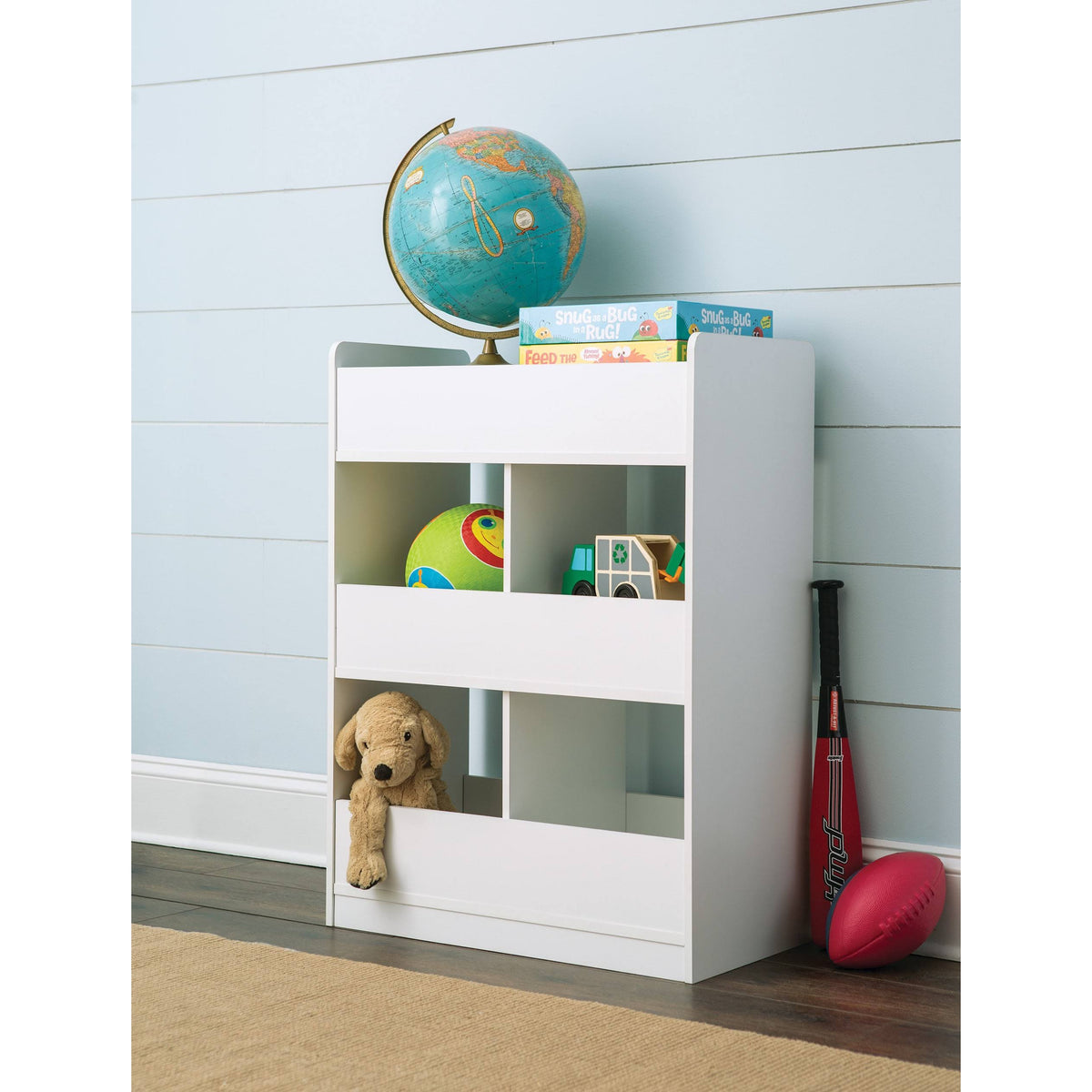 White Vertical Toy Organizer R737