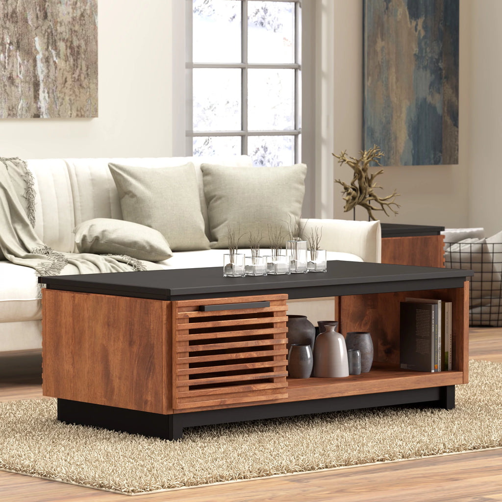 Mid Century Modern Storage Coffee Table J9205