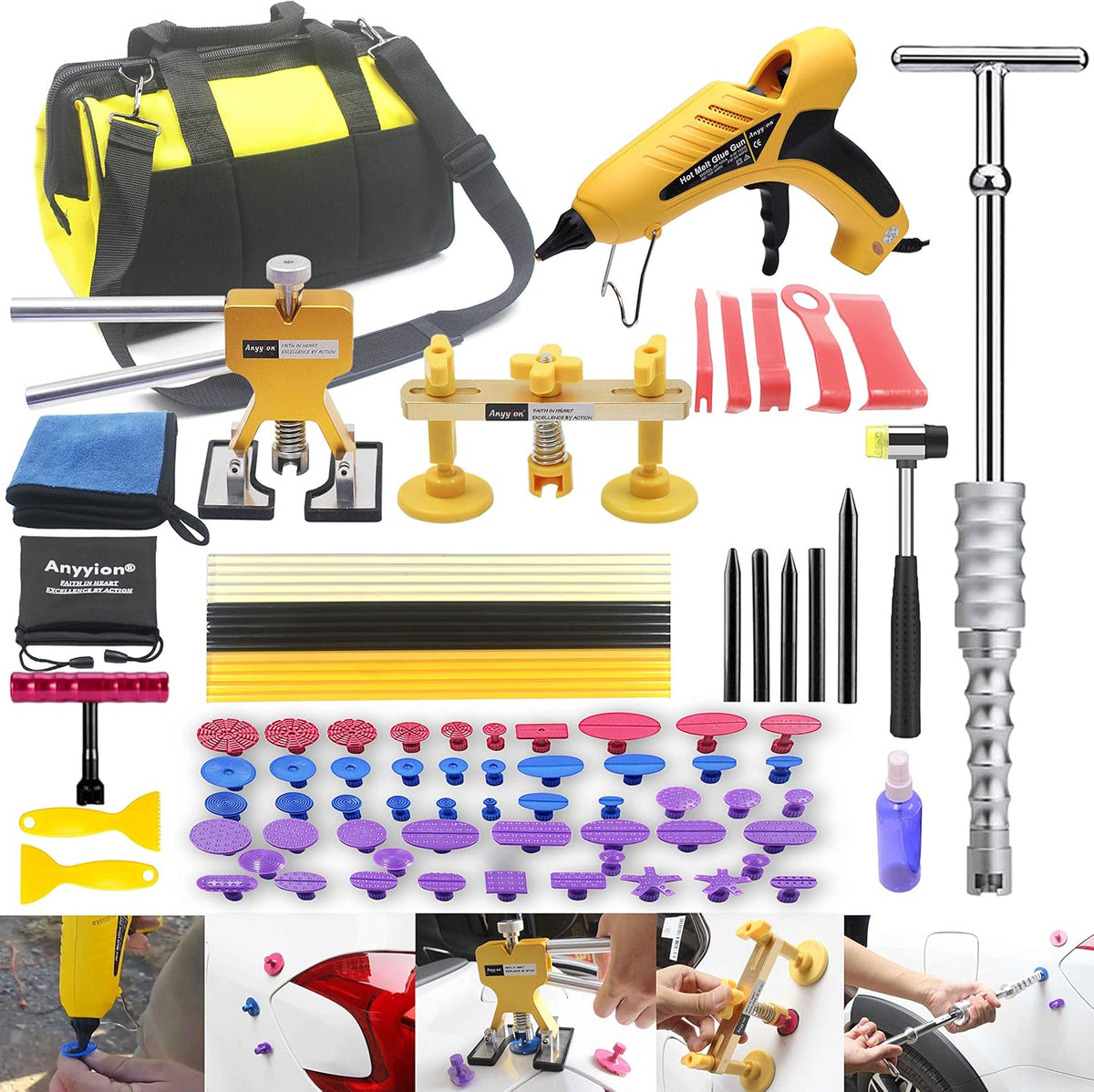 88pcs Paintless Dent Repair Kit Q972