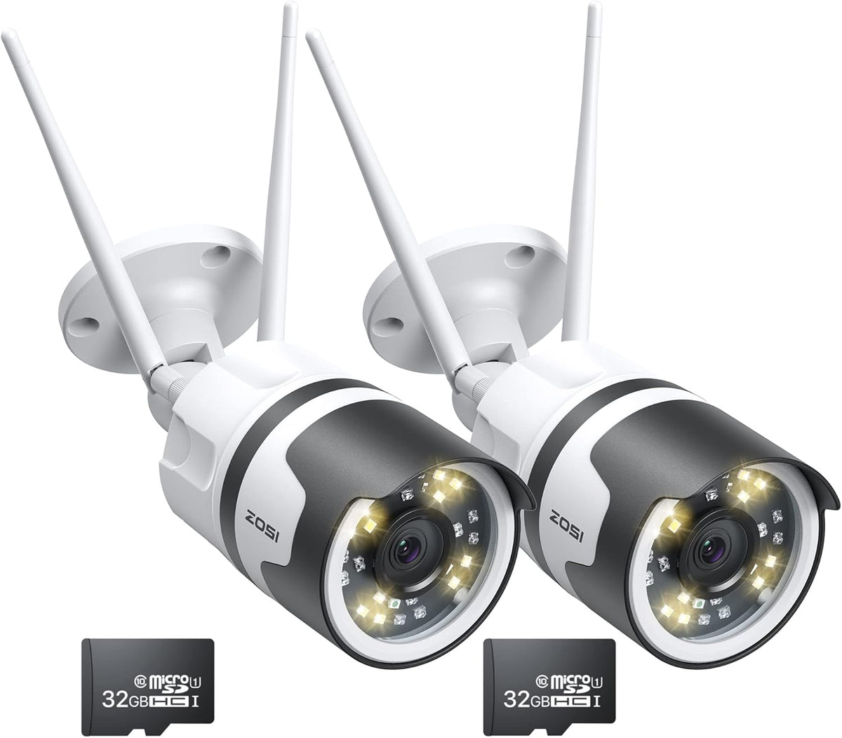 8CH 5MP Lite Home Security Camera System with 8pcs 1080P Bullet Cameras D419