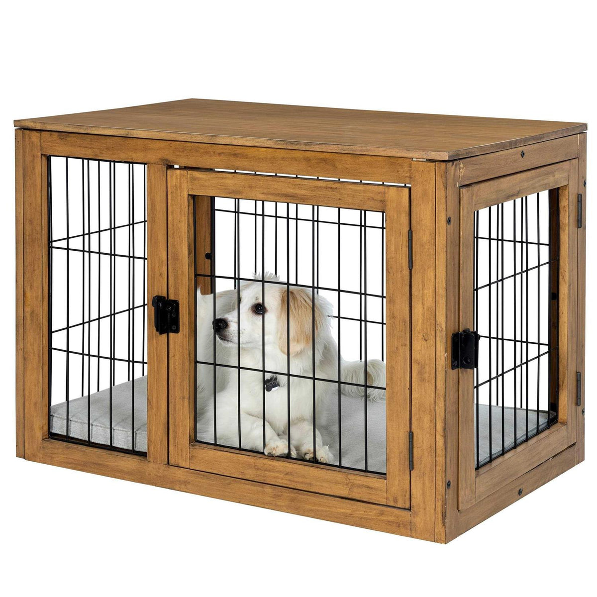 Furniture-Style Dog Crate with Double Doors W294