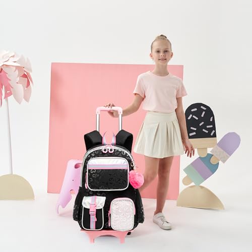 Rolling Backpack with Wheels J163