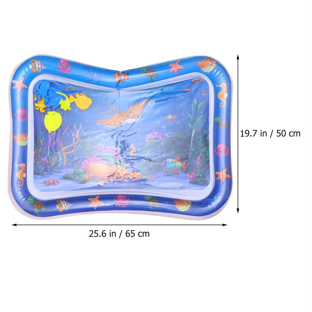 Inflatable Crawling Cushion Water Play Mat (Blue) H4093