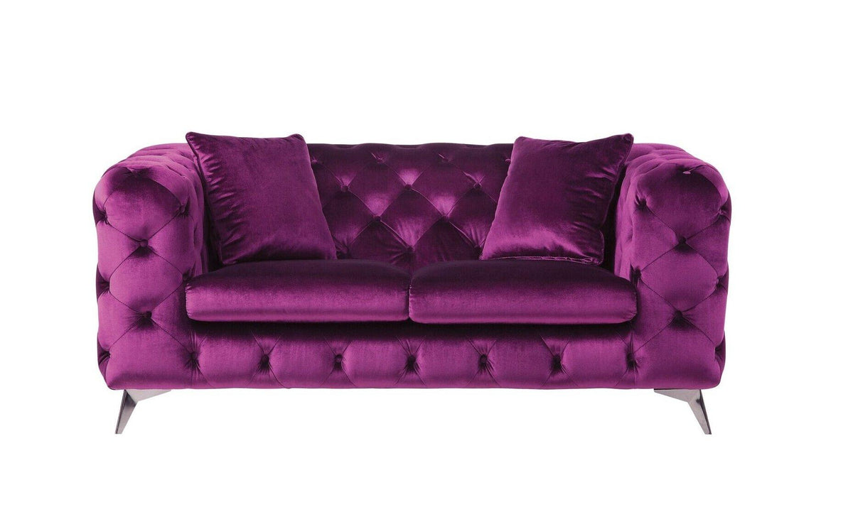 Purple Sofa + Loveseat A343459