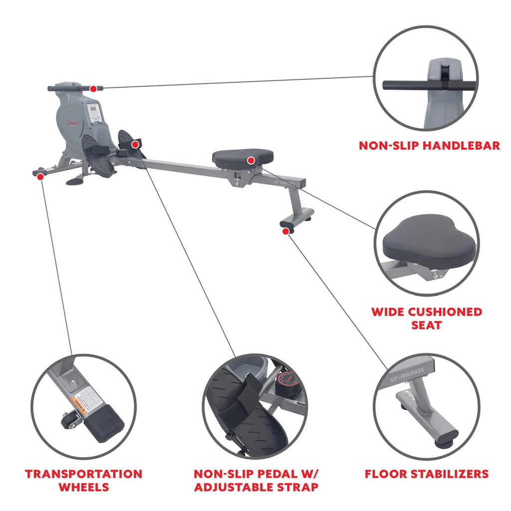 Dual Rower Rowing Machine F189