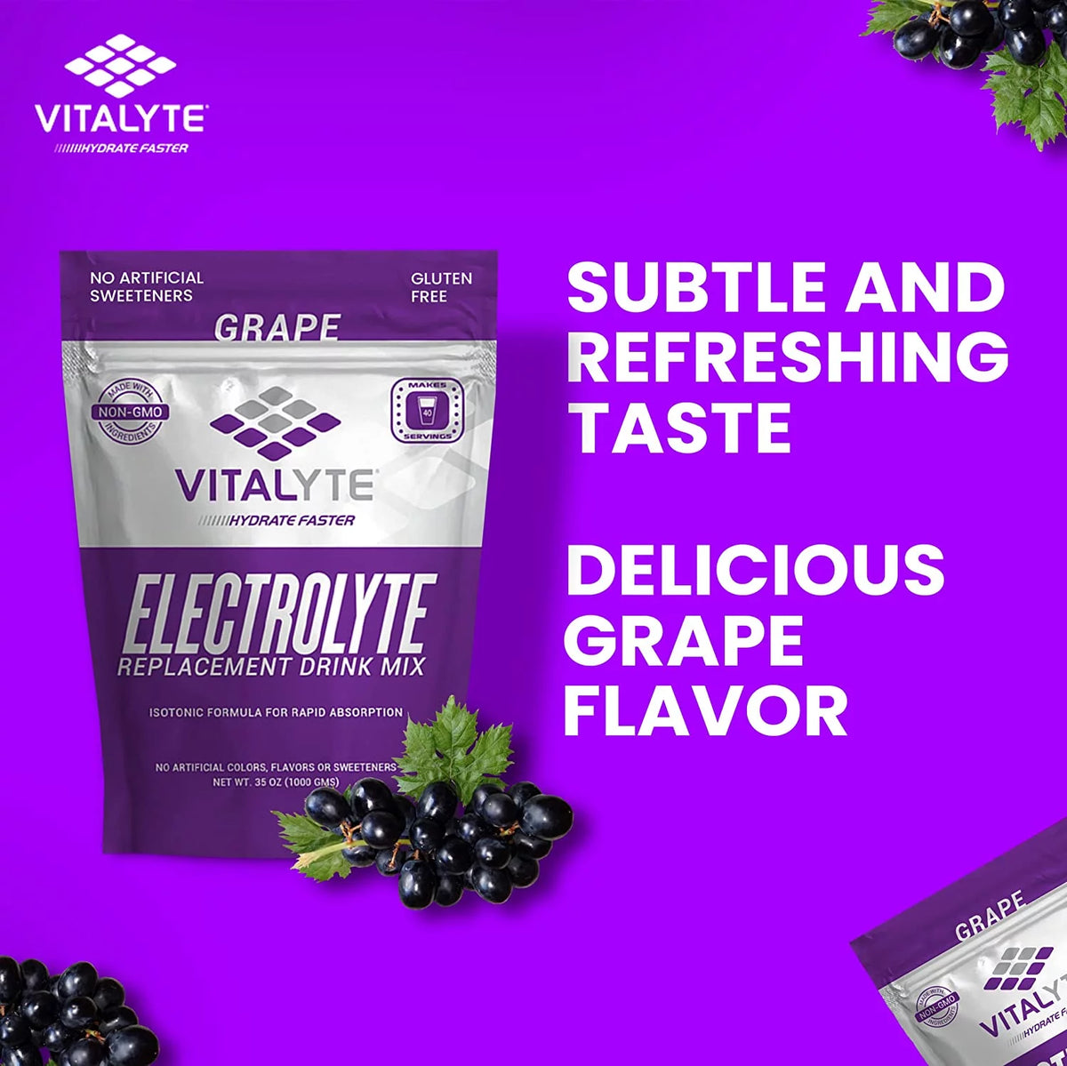 Electrolyte Replacement Powder Drink Mix Grape K45735