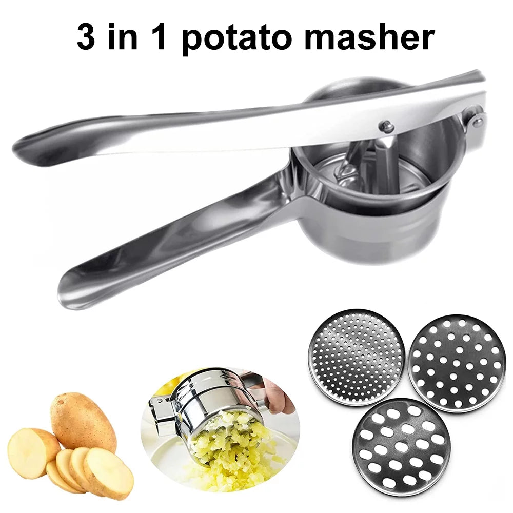 Stainless Steel Potato Ricer and Masher K677358
