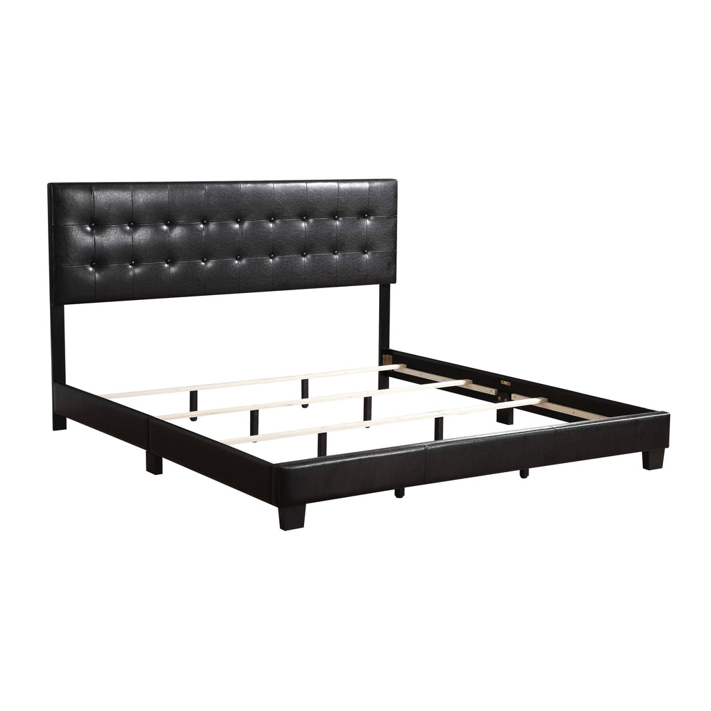 White Full Panel Bed R75324