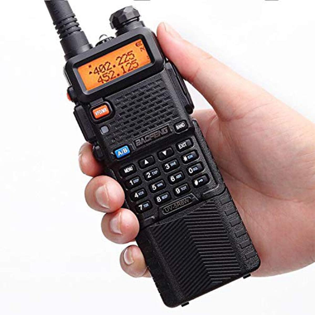 Portable Two-Way Radio with 3800mAh Battery and Tactical Antenna U43866