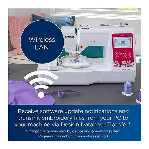3.7-Inch LCD Touch Display Computerized Embroidery Machine with Sewing Bundle D422