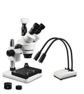 Trinocular Zoom Stereo Microscope with 5.0MP Digital Eyepiece Camera D321