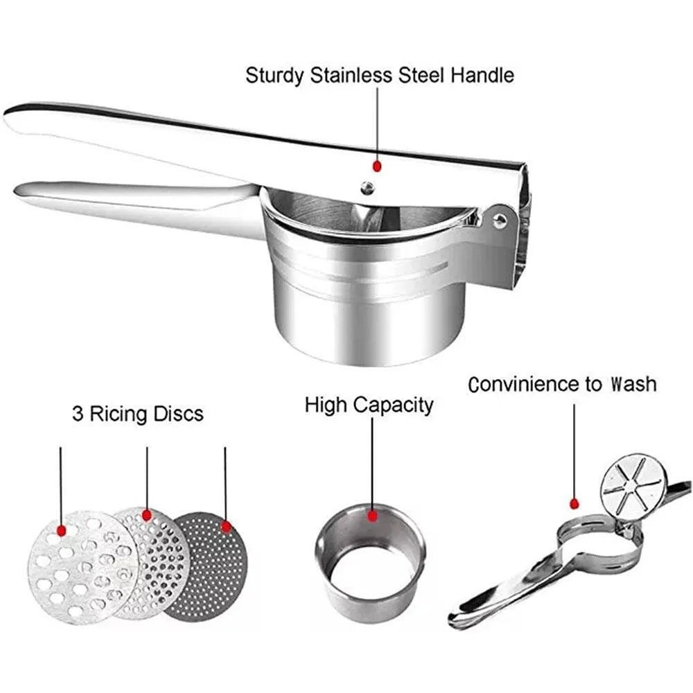 Stainless Steel Potato Ricer and Masher K677358