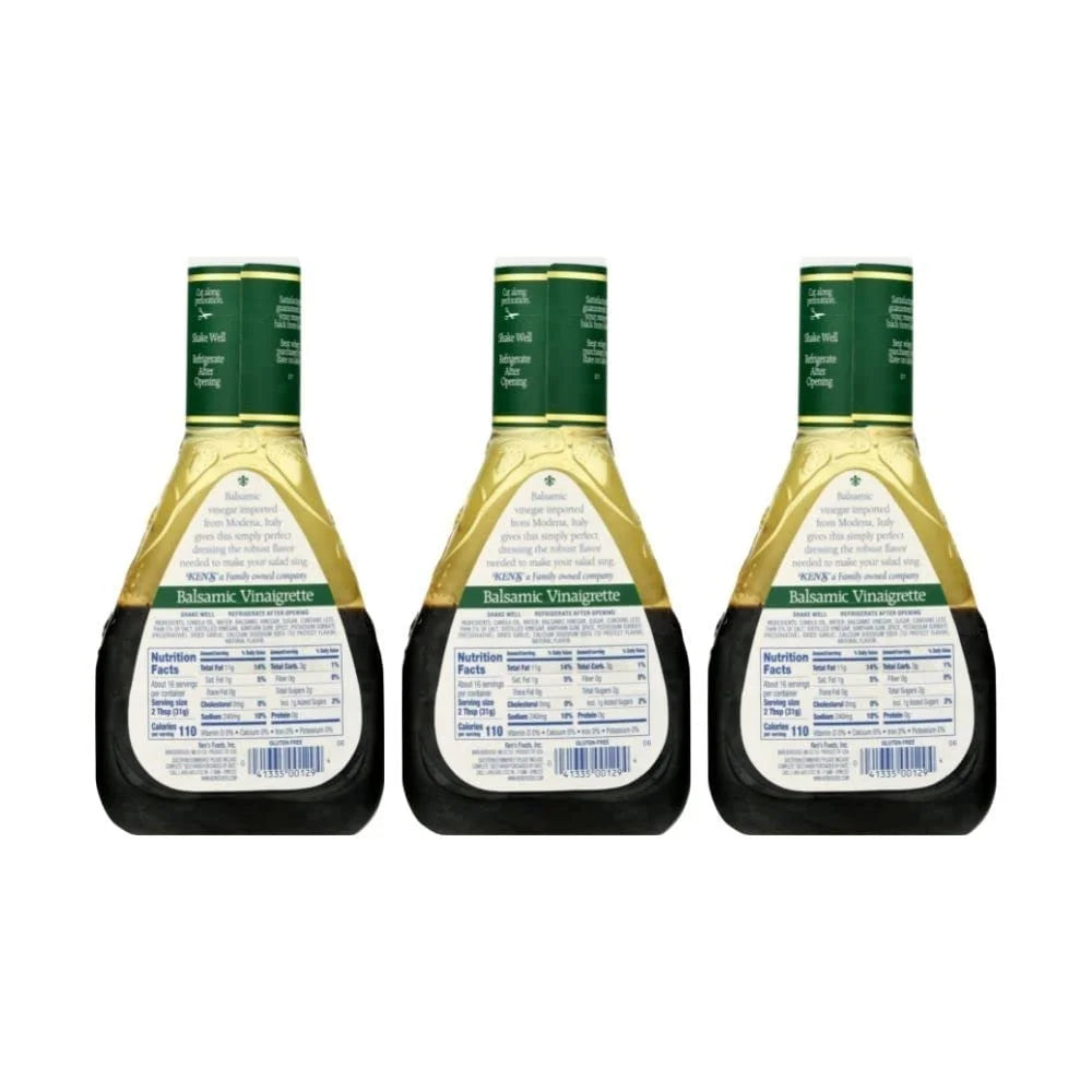 Balsamic Vinaigrette Dressing 16 FL OZ (Pack Of 3) E280727