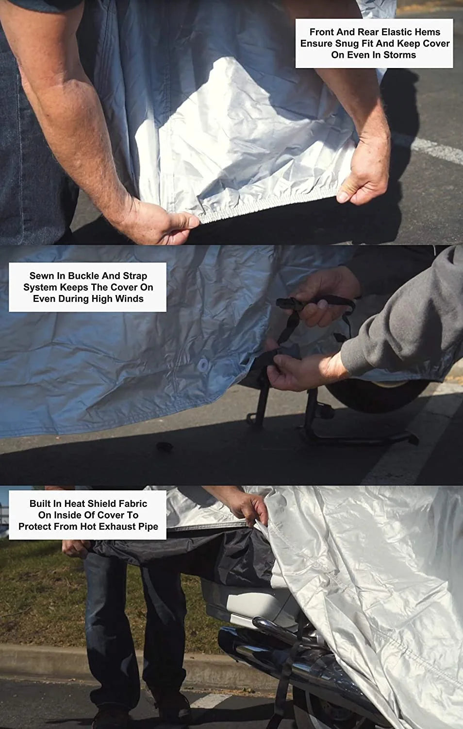 Trike Cover with Reinforced Securing Straps and Storage Bag C993