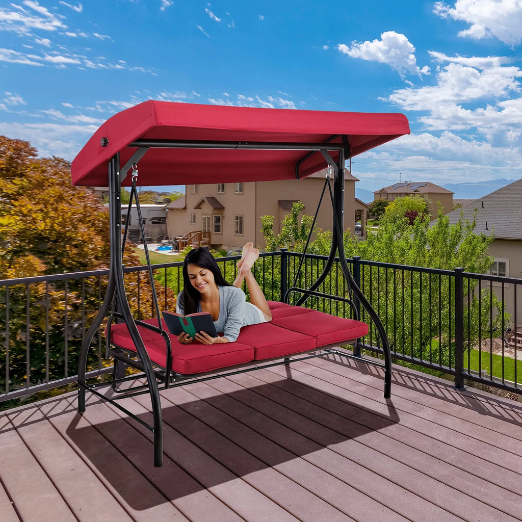 3-Seat Converting Swing Glider Hammock M80918