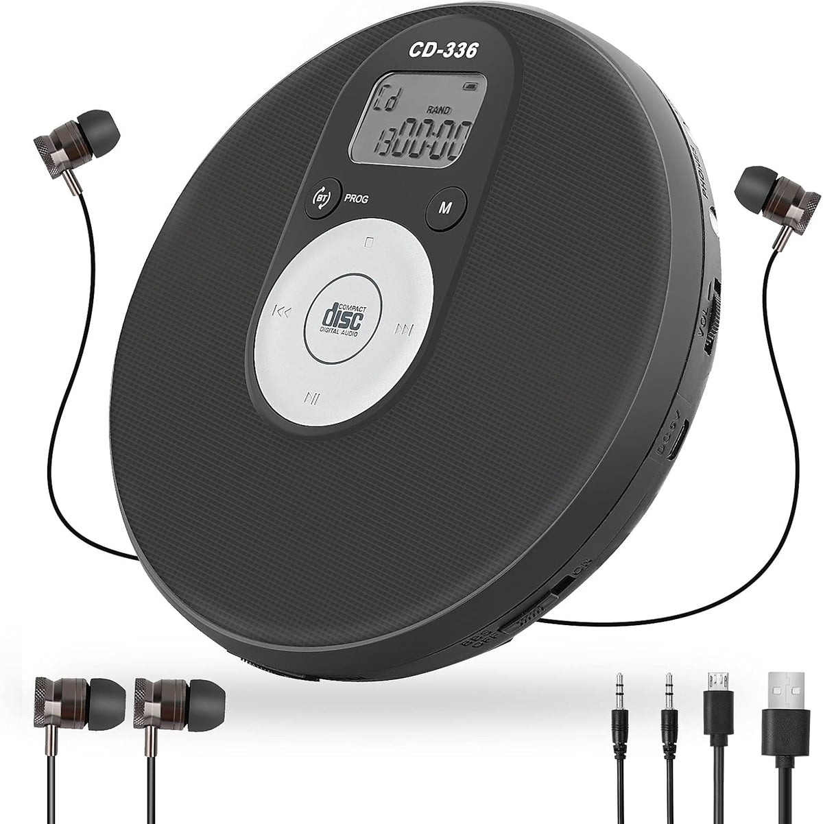 Portable CD Player with Bluetooth, Pack of 2 I71156